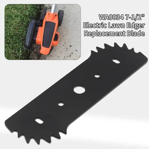 Miniatura 6 de WA0034 - Cuchilla de repuesto eléctrica de 7-1/2 pulgadas para bordeadoras de césped eléctricas Worx WG895 y WG896 - zanjadora, para Craftsman