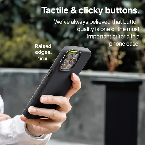 Miniatura 3 de TineeOwl para iPhone 15 Pro Funda Magnética - Serie Dune, Compatible con MagSafe, TPU, Minimalista, Delgada/Fina, con Agarre y Forro de Microfibra