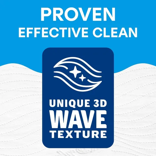 Miniatura 2 de Andrex Classic Clean Mega - Rollo de papel higiénico, 36 rollos Mega XL, rollo de inodoro de la misma calidad, dura aún más, 36 Mega rollos