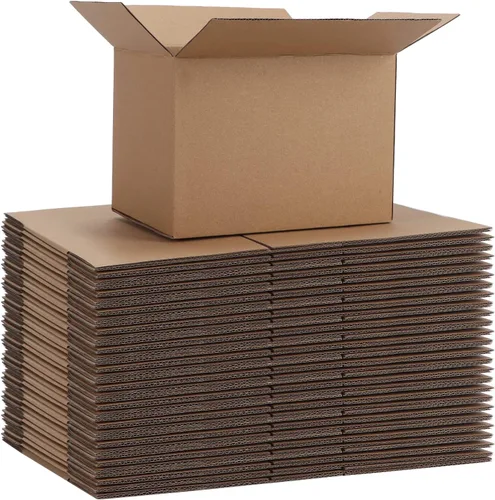 Miniatura 14 de CRUGLA Paquete de 40 cajas de envío de 8 x 6 x 4, cajas de cartón para pequeñas empresas, caja de correo corrugada a granel para embalaje