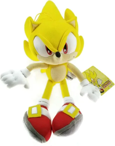 Miniatura 4 de Great Eastern GE-8958 Sonic The Hedgehog Plush - Super Sonic, 12 pulgadas