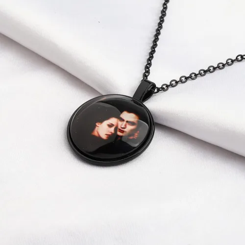 Miniatura 5 de KEYCHIN Inspired Jewelry - Regalo para amantes de los vampiros, collar Edward y Bella de película de vampiro, joyería periférica