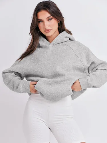 Miniatura 7 de ANRABESS - Sudaderas con capucha para mujer, sobre talla, de vellón de manga larga, modelo de 2024, para otoño