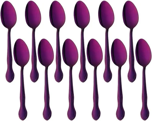 Miniatura 79 de Juego de 12 cucharas de café, mini cucharas de café, cucharas de espresso de acero inoxidable, cucharas pequeñas para postre, té, aperitivo, 4.6