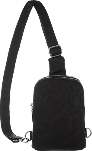 Bolso bandolera pequeño, riñoneras de tela de nailon para mujeres, viajes, senderismo, caminar, regalos para ella
