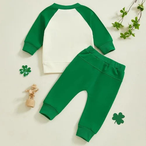 Miniatura 256 de Adobabirl Conjunto de sudadera y pantalones de Halloween para bebé, sudadera y pantalones con parche de calabaza para Halloween, otoño, ropa de bebé