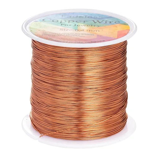 Miniatura 26 de Alambres de cobre resistentes al deslustre de 65.6 pies, alambre de cobre para electrocultura en jardinería, alambre de cobre de calibre 16, cables