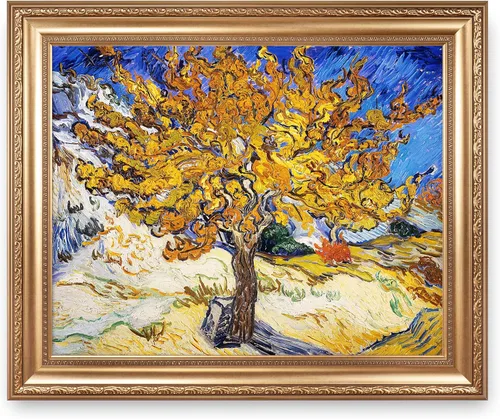 Miniatura 278 de A&T ARTWORK Noche estrellada sobre el Ródano de Vincent Van Gogh. Tamaño del marco: 36 x 30 pulgadas, tamaño de la imagen: 30 x 24 pulgadas