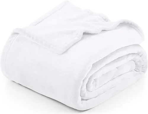 Miniatura 20 de Utopia Bedding Manta de forro polar negro, tamaño individual, ligera, mullida, suave, antiestática de microfibra (60 x 80 pulgadas)
