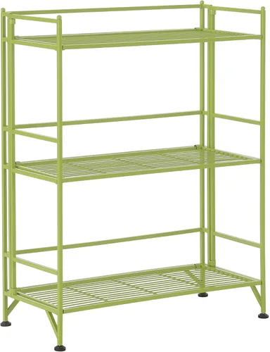 Miniatura 7 de Convenience Concepts Designs2Go - Estante para almacenamiento extra de 2 pisos, metal, plegable, Negro