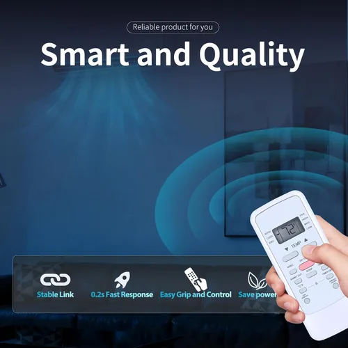 Miniatura 3 de ZWP RG51G5(1)/CEU1 RG51G5(1)/EU1 Control remoto de repuesto apto para aire acondicionado Midea MAW05M1BWT MAW06R1CWT MAW10R1BWT Cool-Living
