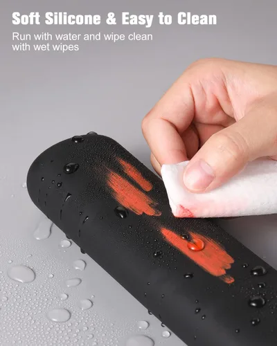 Miniatura 25 de FERYES Soporte para brochas de maquillaje de viaje, Negro, L, Simplicidad