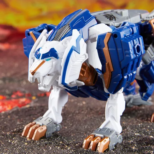 Miniatura 11 de Transformers Legacy United Voyager Class Prime Universe Thundertron, figura de acción de conversión de 7 pulgadas, 8+