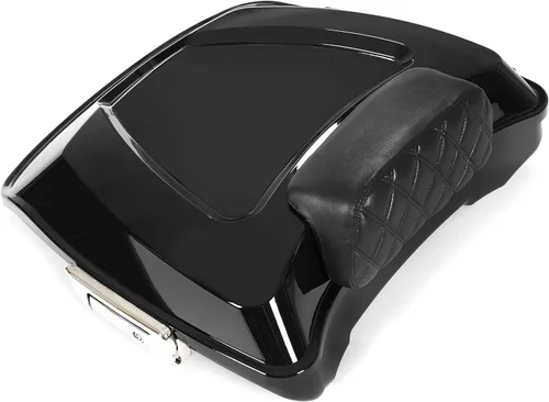 Miniatura 3 de HECASA Maleta de equipaje Razor con respaldo Argyle compatible con modelos Harley Davidson 1997-2023 Touring Street Glide Road Glide Road King