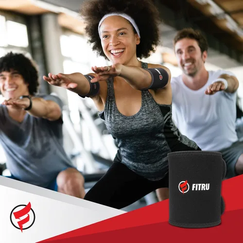 Miniatura 8 de Fitru - Tonificadores de brazos prémium para hombres y mujeres Envolturas de brazo de sauna para brazos flácidos que aumentan el calor y el sudor
