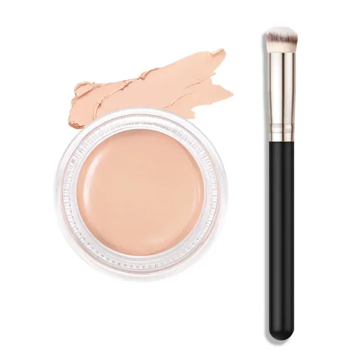 Kaely Cream Pot Concealer - Juego de maquillaje corrector de cobertura completa, iluminador para debajo de los ojos, corrector de color para ojeras,