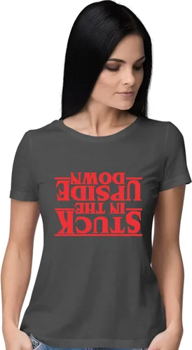 Miniatura 39 de Go All Out Camiseta para mujer Stuck in The Upside Down