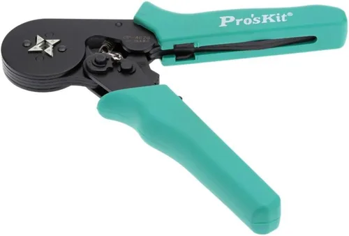 Miniatura 5 de ProsKit CP-462G - Alicates de prensado de alambre de virola cuadrada ajustable, herramienta práctica de prensado de línea