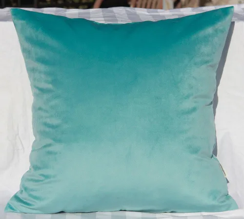 Miniatura 76 de TangDepot - Funda de almohada lisa de terciopelo, funda de cojín supersuave de lujo, muchas opciones de colores y tamaños