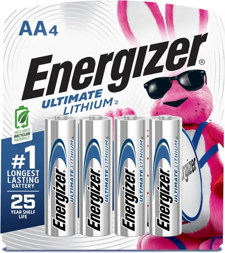 Miniatura 11 de Energizer Ultimate Lithium AA Baterías (Paquete de 2), Baterías de Litio Doble A de 1.5V