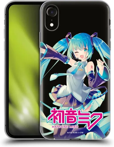 Miniatura 133 de Head Case Designs Licencia Oficial Hatsune Miku Gráficos Lindos Carcasa de Gel [Protección de Grado Militar] Compatible con Apple iPhone 7