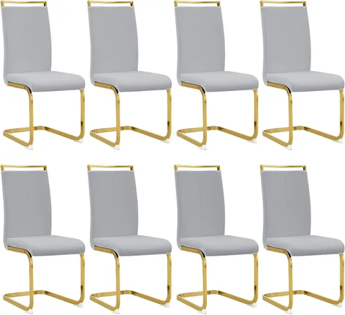Miniatura 59 de Baysitone Juego de 6 sillas de comedor modernas, sillas laterales de comedor, sillas de cocina con asiento acolchado de piel sintética y respaldo