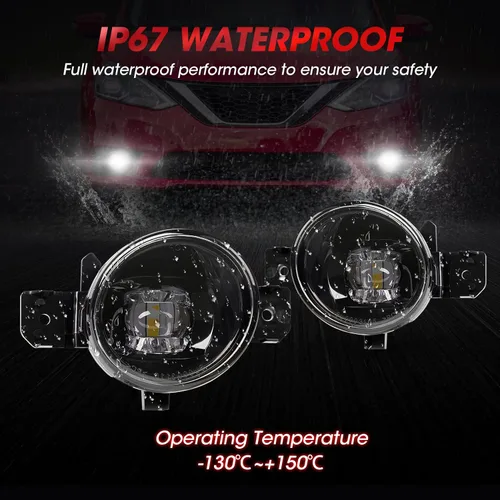Miniatura 5 de Nueva Versión Luz Antiniebla LED de Reemplazo Para 2004-2018 Nissan Sentra /11-14 Nissan Maxima/Altima Sedan 07 en adelante/14-16 Rogue/08-10