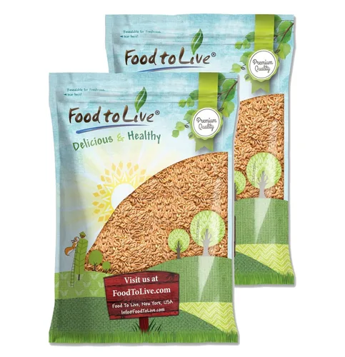 Miniatura 8 de Food to Live Bayas de espelta, 1 libra, un nutritivo grano antiguo para cocinar, hornear o refrigerios saludables. Rico en fibra, proteínas