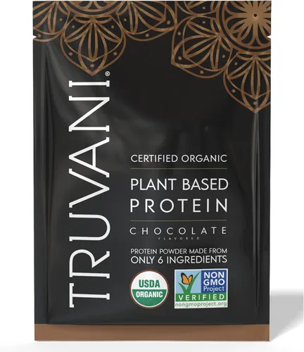 Miniatura 15 de Truvani Proteína vegana de guisante en polvo Matcha 0.71 oz de proteína orgánica a base de plantas 1 porción Keto Sin gluten y lácteos