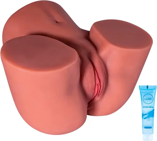 Muñeca sexual masculina realista de 5.5 libras para hombres, juguetes sexuales masculinos para hombres, muñeca sexual marrón, culo grande, juguete