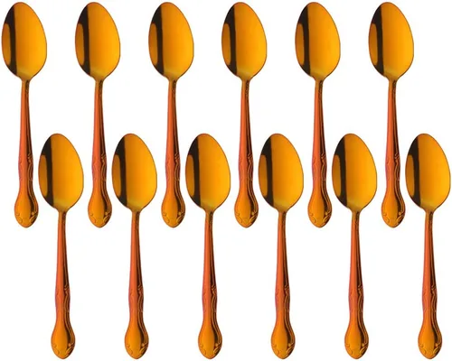 Miniatura 33 de Juego de 12 cucharas de café, mini cucharas de café, cucharas de espresso de acero inoxidable, cucharas pequeñas para postre, té, aperitivo, 4.6