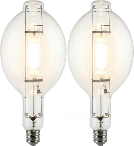 Miniatura 8 de Sunlite 03681-SU MH1000/U/BT56 M47/S Lámpara de haluro metálico, 1000 vatios, base Mogul (E39), BT56, 12,000 horas de vida, 110,000 lúmenes, acabado