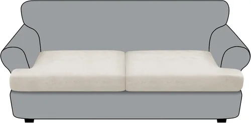Miniatura 134 de Funda de cojín para sofá con aspecto de cuero, 1 unidad, elástica, para sala de estar, funda de cojín individual para sofá, protector de asiento