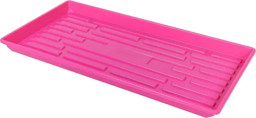Miniatura 26 de SUNPACK Bandeja de inicio de semillas de plástico resistente de 10 x 20 pulgadas, color negro, 2.5 pulgadas, sin agujeros de drenaje, ideal