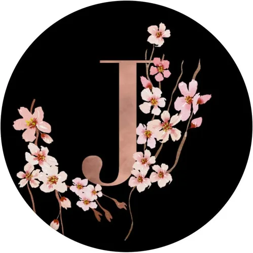 Miniatura 3 de Cherry Blossom - Soporte para teléfonos y tabletas, diseño de flor japonesa, Negro