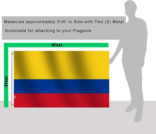 Miniatura 2 de Bandera de Armenia de 3 x 5 pies para exteriores, grande, moderada para exteriores, ambos lados, poliéster 100D, cabecera de lona y doble costura