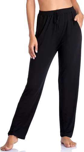 Miniatura 2 de ASIMOON Pantalones de yoga para mujer, suaves, cómodos, elásticos, sueltos, rectos, casuales, atléticos, para correr, entrenar, descansar