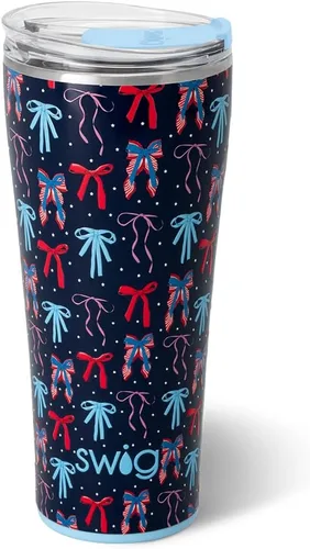 Miniatura 8 de Swig Life - Vaso aislante de 22 onzas, vaso de viaje para café con tapa, taza de café para viaje compatible con portavasos, de acero inoxidable