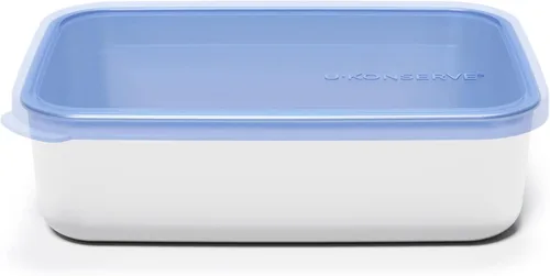 Miniatura 10 de U Konserve Contenedor rectangular de acero inoxidable para almacenamiento de alimentos, tapa de silicona a prueba de fugas, apto para lavavajillas