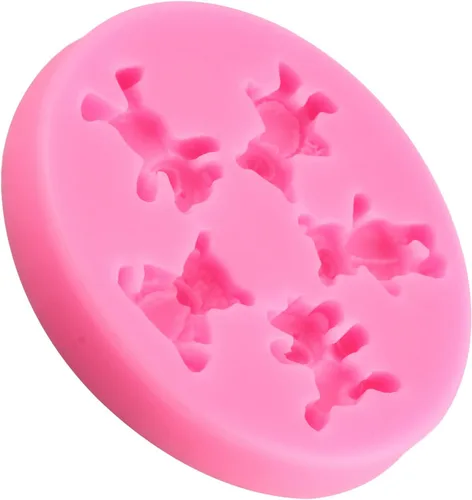 Miniatura 8 de Molde de silicona para osos de peluche, molde de fondant para decoración de tartas, decoración de cupcakes, pasta de goma de caramelo de chocolate