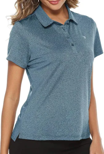 Miniatura 2 de Polo de golf para mujer, manga corta, absorbe la humedad, ropa de golf para mujer