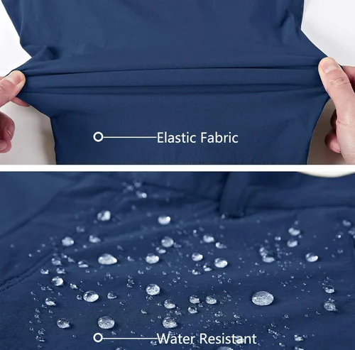 Miniatura 5 de MAGNIVIT Pantalones capri 34 para hombre por debajo de la rodilla, de secado rápido, ligeros, para senderismo, cargo (sin cinturón)