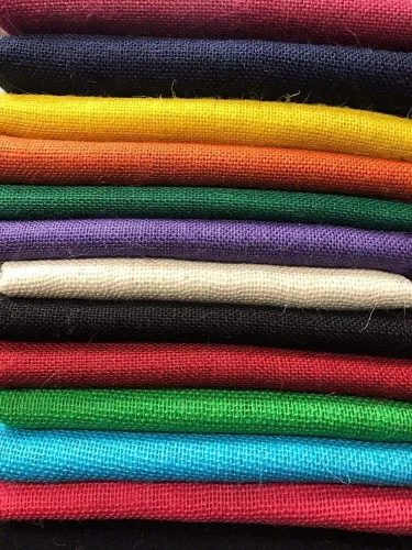 MDS® Paquete de 5 yardas de tela de yute de arpillera natural de 51 pulgadas de ancho, tela de arpillera rústica resistente y ecológica para