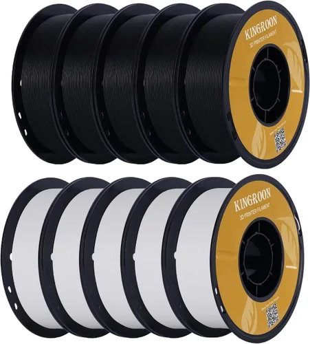 Miniatura 25 de Kingroon - Filamento de impresora 3D PETG de alta velocidad de 0.069 pulgadas, filamento rápido para impresora 3D para filamento de impresión hiper