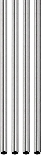 Miniatura 10 de DTGN Tubo de acero inoxidable 304 de 0.276 in x 0.008 in x 9.843 in (ODxWall TxL) - Paquete de 4 - Bueno para equipos de maquinaria - Tubos de metal