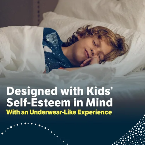 Miniatura 5 de Goodnites Paquete de toallitas y toallitas: ropa interior GoodNites para niños, extra pequeña, 44 unidades y toallitas sensibles Huggies