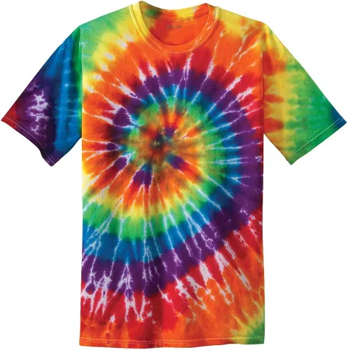 Koloa Surf Co. - Camisetas coloridas con diseño de teñido anudado en 21 colores. Tallas S-4XL., 4X-Large, Arcoiris (Rainbow)