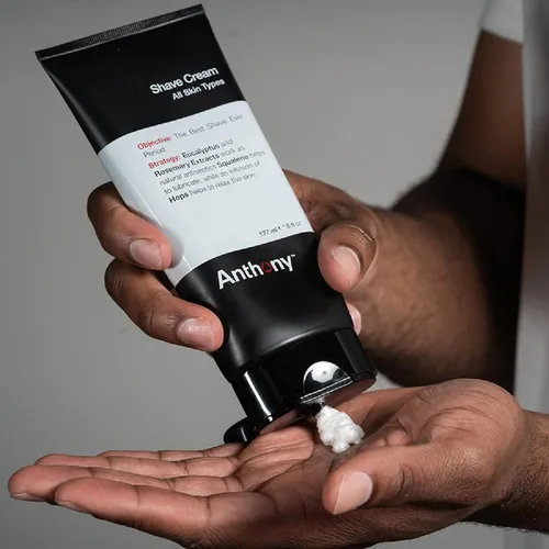 Miniatura 3 de Anthony Crema de afeitar para hombre para pieles sensibles: extractos de escualano, eucalipto, menta verde y romero, ayuda a calmar, refrescar