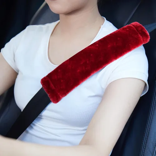 Miniatura 14 de MOONET Paquete de 2 fundas para cinturón de seguridad de automóvil para una conducción más cómoda, funda universal para cinturón de seguridad