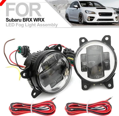 Miniatura 3 de Conjunto de luces LED de conducción antiniebla para Subaru BRZ WRX STI Impreza Legacy Outback Forester Crosstrek Switchback - Kit de lámparas